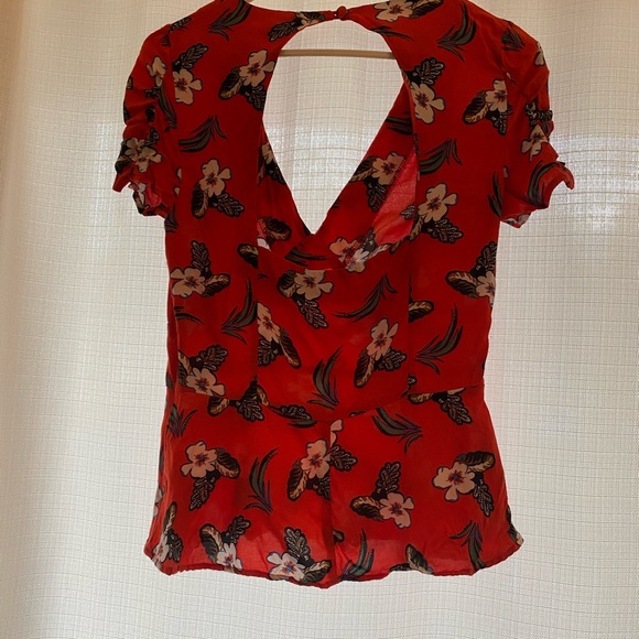 TOPSHOP tropical blouse - Picture 4 of 4